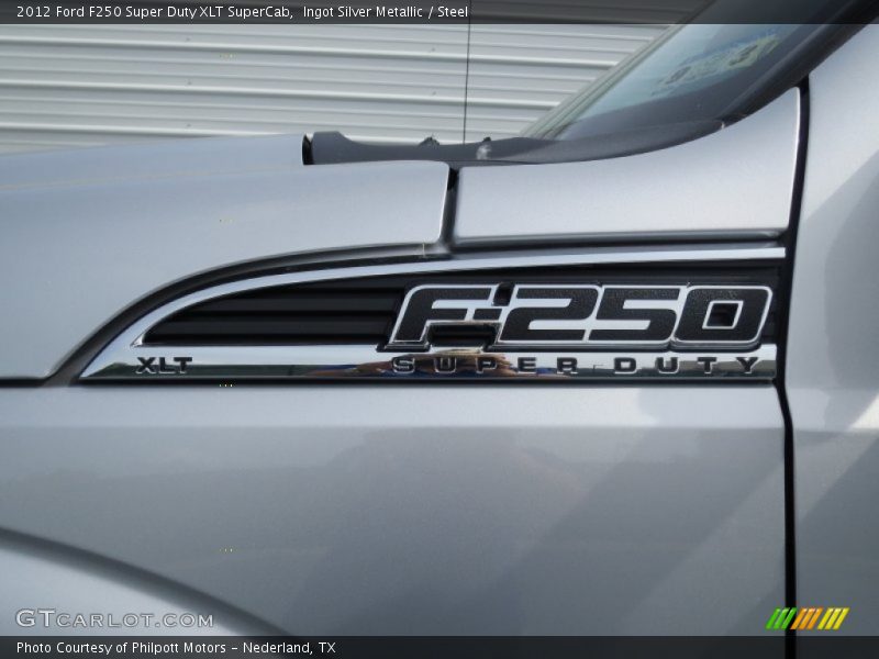 Ingot Silver Metallic / Steel 2012 Ford F250 Super Duty XLT SuperCab