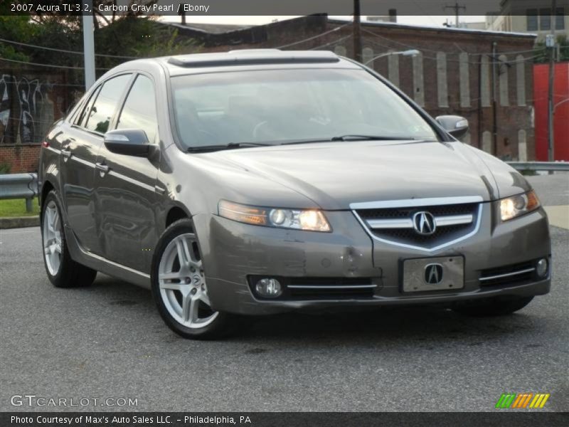 Carbon Gray Pearl / Ebony 2007 Acura TL 3.2