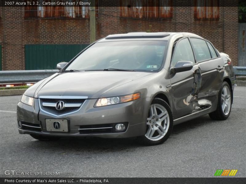 Carbon Gray Pearl / Ebony 2007 Acura TL 3.2