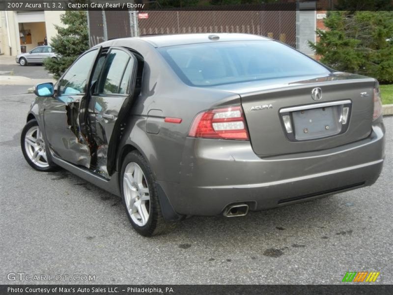 Carbon Gray Pearl / Ebony 2007 Acura TL 3.2