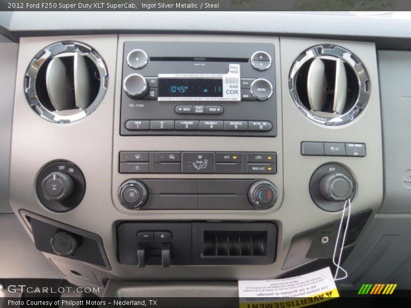 Controls of 2012 F250 Super Duty XLT SuperCab