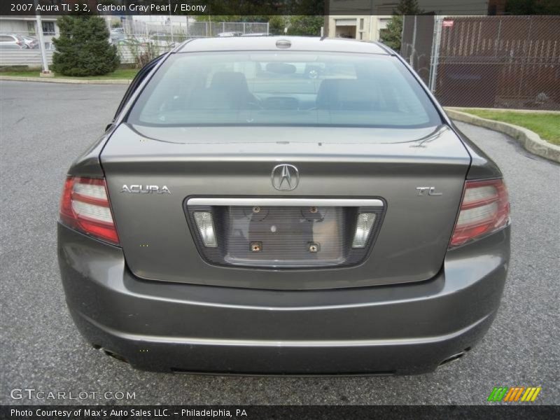 Carbon Gray Pearl / Ebony 2007 Acura TL 3.2