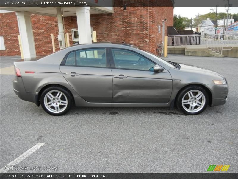 Carbon Gray Pearl / Ebony 2007 Acura TL 3.2