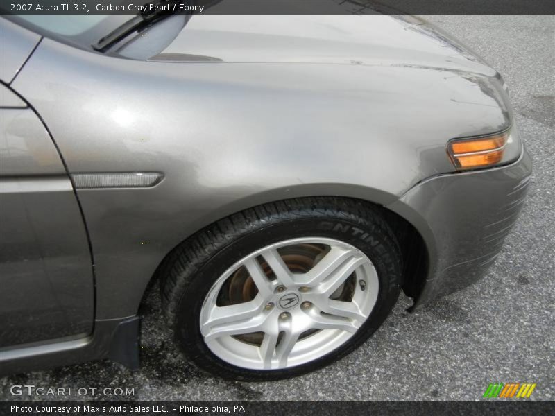 Carbon Gray Pearl / Ebony 2007 Acura TL 3.2