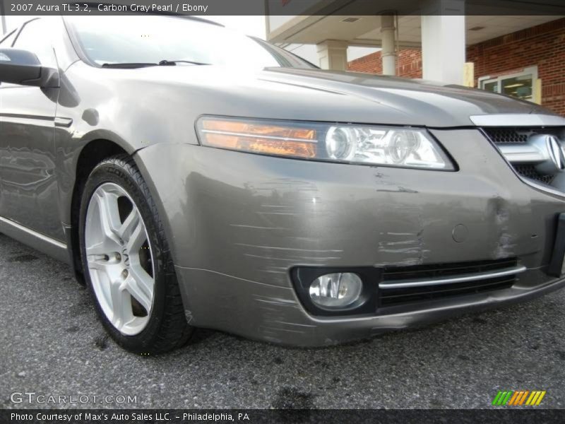 Carbon Gray Pearl / Ebony 2007 Acura TL 3.2