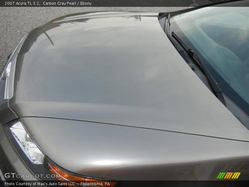 Carbon Gray Pearl / Ebony 2007 Acura TL 3.2
