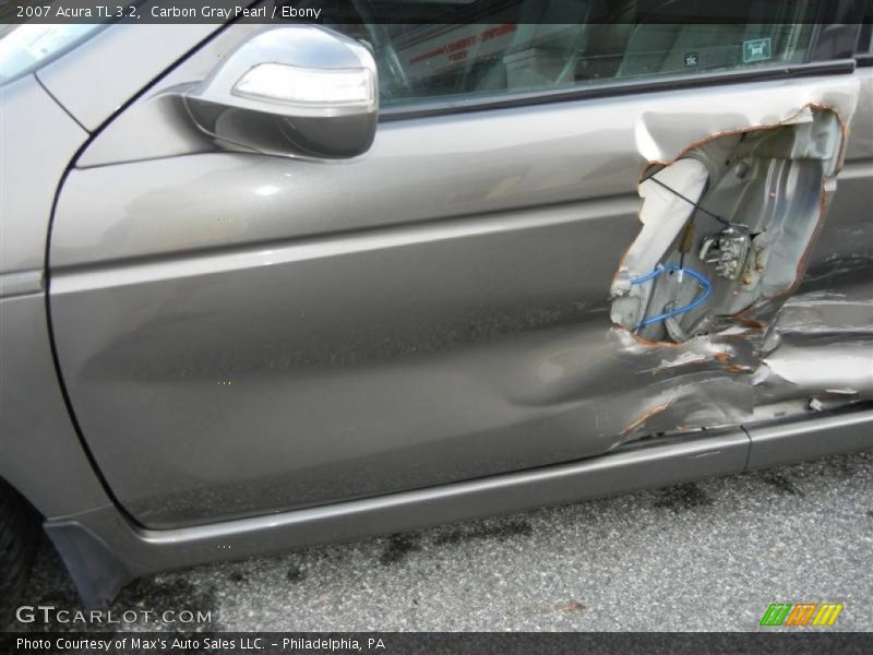 Carbon Gray Pearl / Ebony 2007 Acura TL 3.2