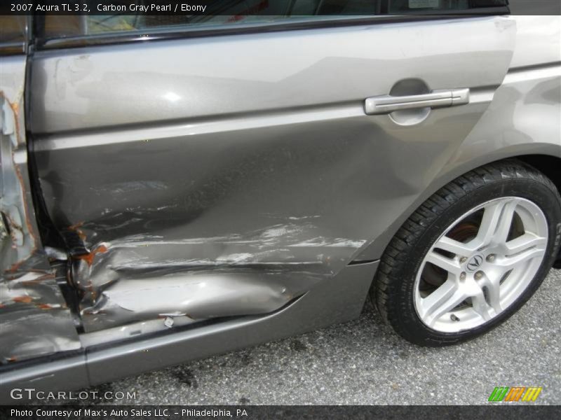 Carbon Gray Pearl / Ebony 2007 Acura TL 3.2