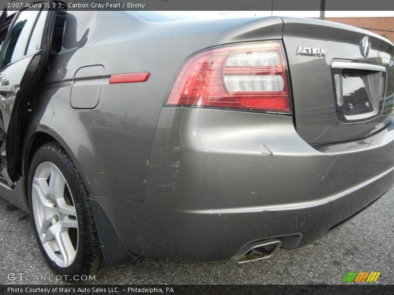Carbon Gray Pearl / Ebony 2007 Acura TL 3.2