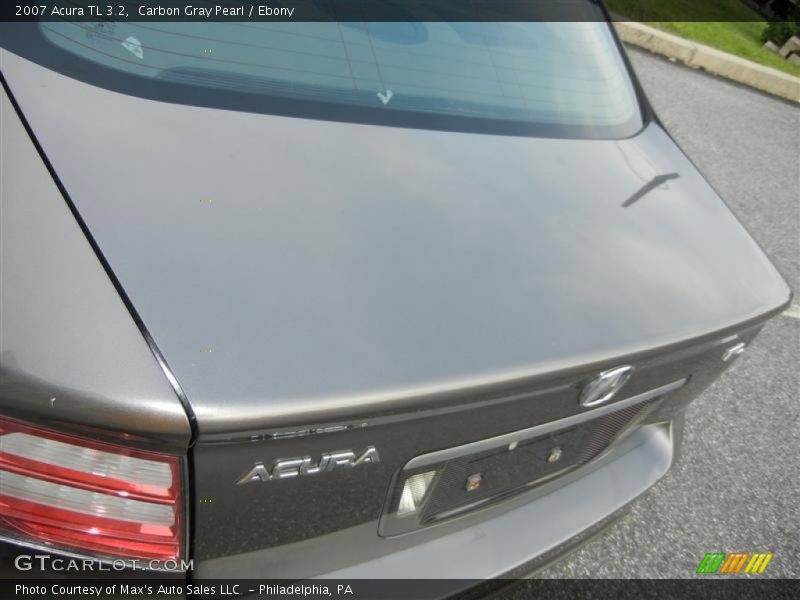 Carbon Gray Pearl / Ebony 2007 Acura TL 3.2