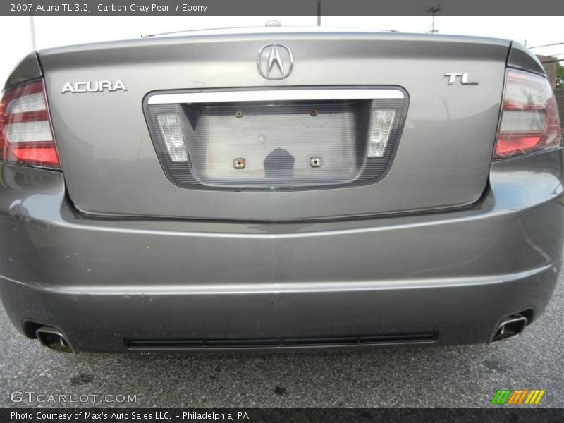 Carbon Gray Pearl / Ebony 2007 Acura TL 3.2