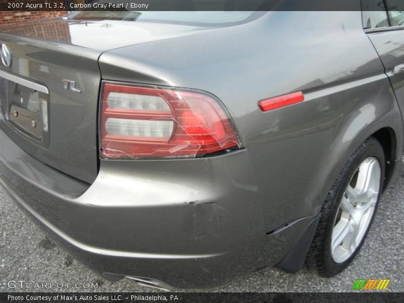 Carbon Gray Pearl / Ebony 2007 Acura TL 3.2