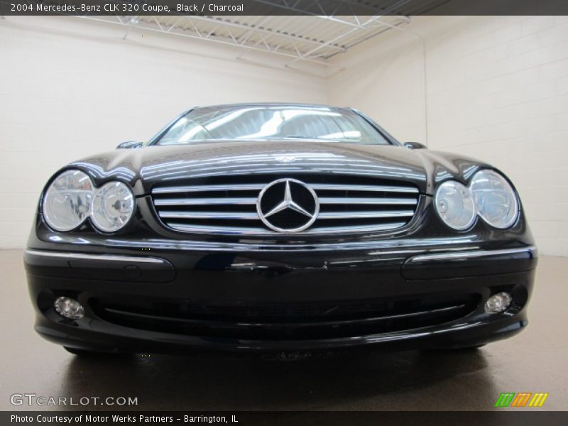 Black / Charcoal 2004 Mercedes-Benz CLK 320 Coupe