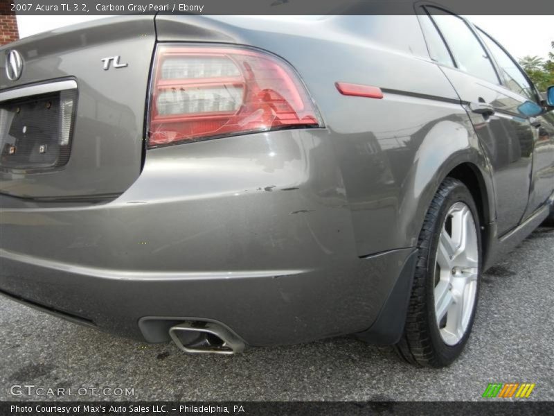 Carbon Gray Pearl / Ebony 2007 Acura TL 3.2