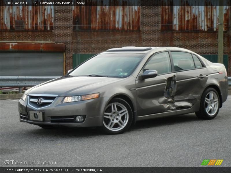 Carbon Gray Pearl / Ebony 2007 Acura TL 3.2