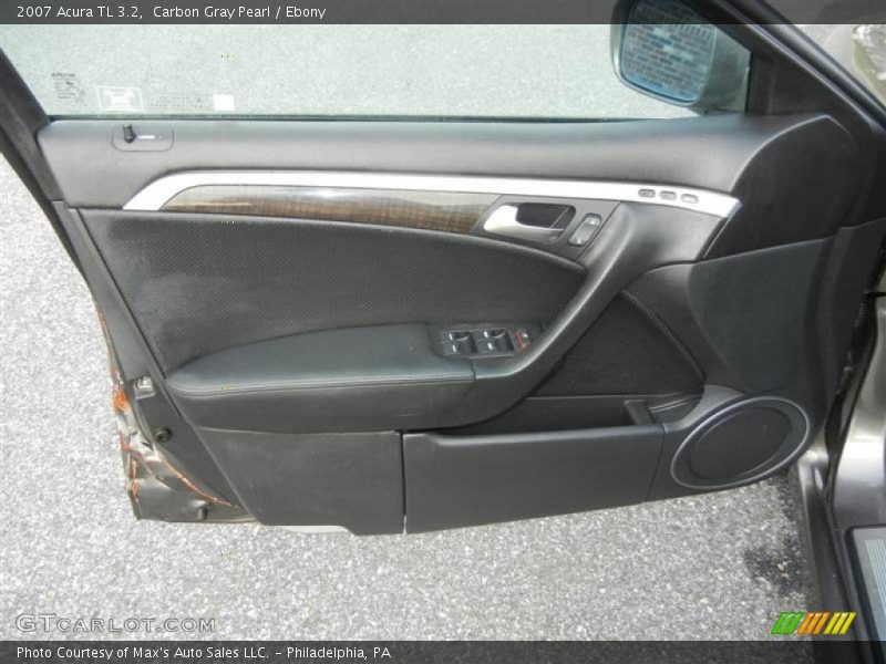 Carbon Gray Pearl / Ebony 2007 Acura TL 3.2