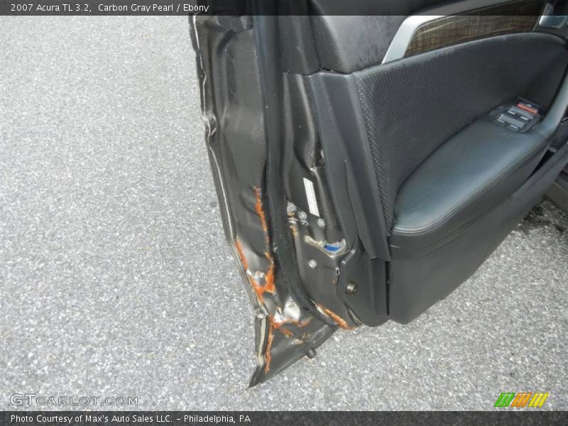 Carbon Gray Pearl / Ebony 2007 Acura TL 3.2