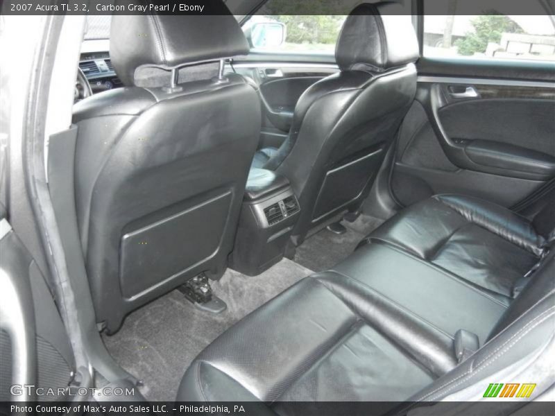 Carbon Gray Pearl / Ebony 2007 Acura TL 3.2