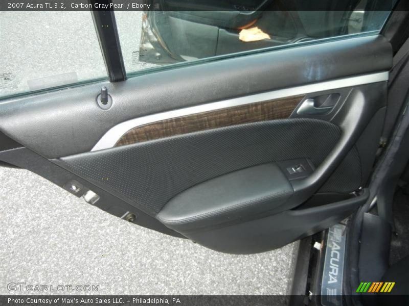Carbon Gray Pearl / Ebony 2007 Acura TL 3.2