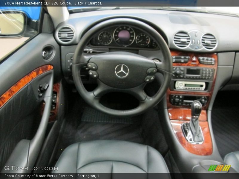 Black / Charcoal 2004 Mercedes-Benz CLK 320 Coupe