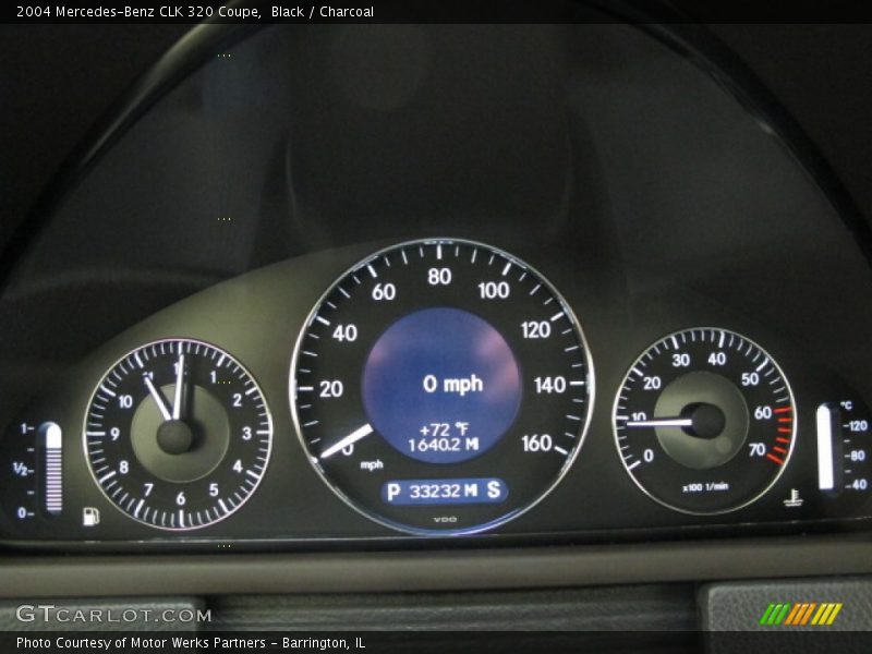 Black / Charcoal 2004 Mercedes-Benz CLK 320 Coupe