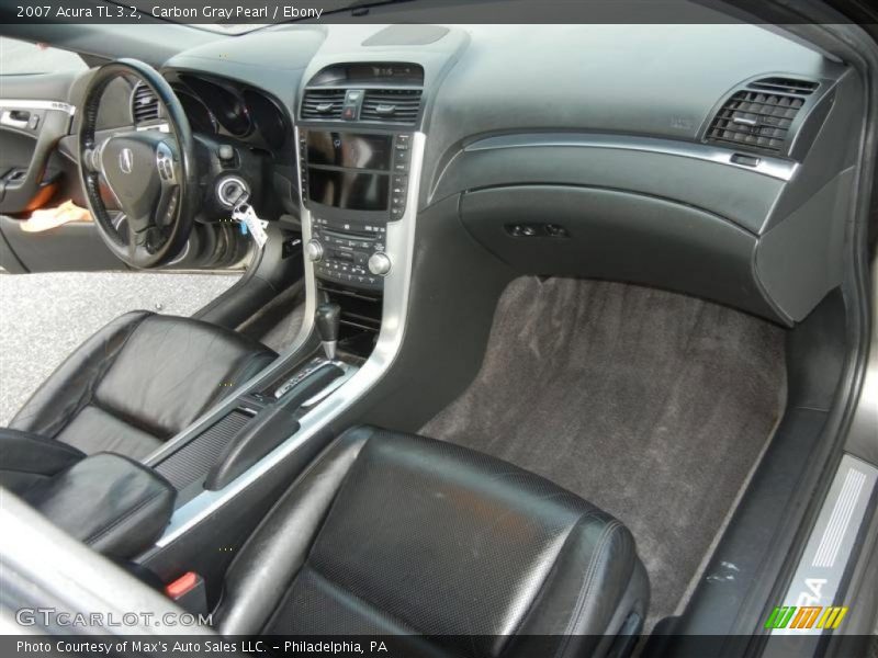 Carbon Gray Pearl / Ebony 2007 Acura TL 3.2