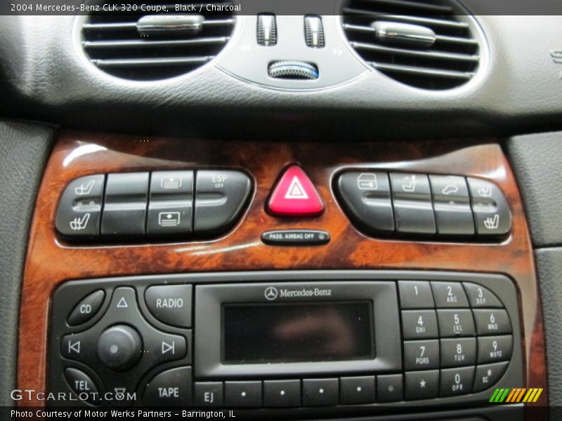 Black / Charcoal 2004 Mercedes-Benz CLK 320 Coupe