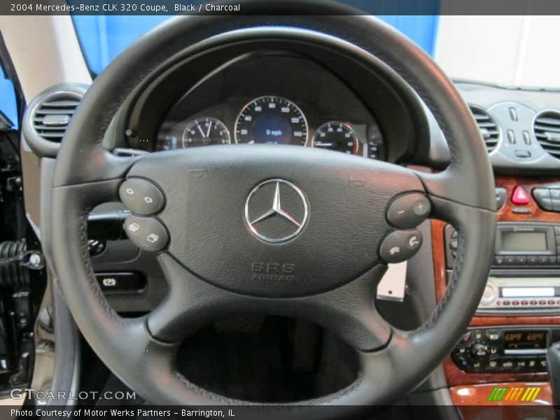 Black / Charcoal 2004 Mercedes-Benz CLK 320 Coupe