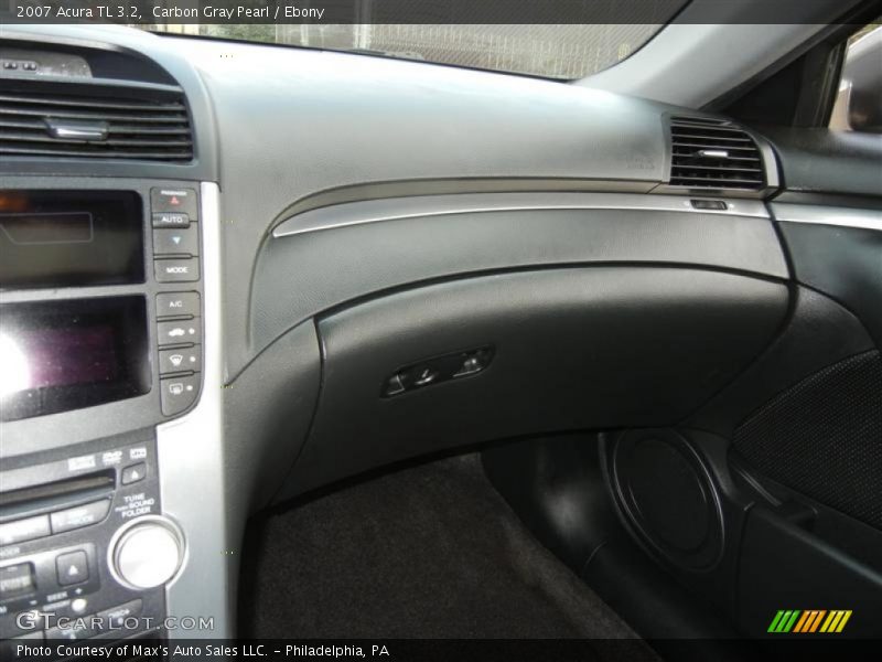Carbon Gray Pearl / Ebony 2007 Acura TL 3.2