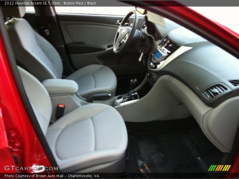 Boston Red / Black 2012 Hyundai Accent SE 5 Door
