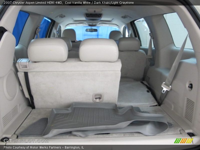 Cool Vanilla White / Dark Khaki/Light Graystone 2007 Chrysler Aspen Limited HEMI 4WD