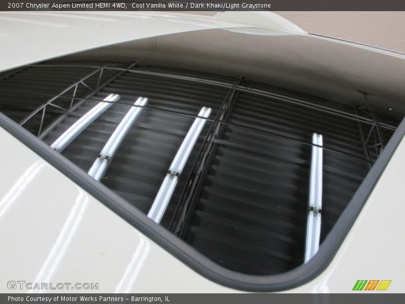Cool Vanilla White / Dark Khaki/Light Graystone 2007 Chrysler Aspen Limited HEMI 4WD