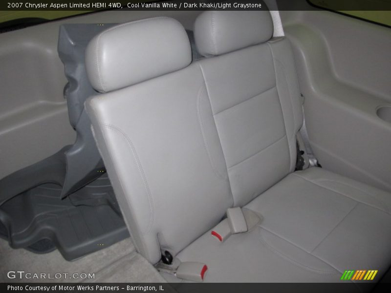 Cool Vanilla White / Dark Khaki/Light Graystone 2007 Chrysler Aspen Limited HEMI 4WD