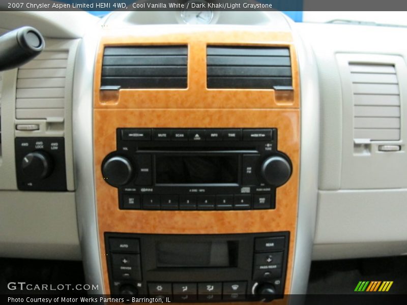 Cool Vanilla White / Dark Khaki/Light Graystone 2007 Chrysler Aspen Limited HEMI 4WD