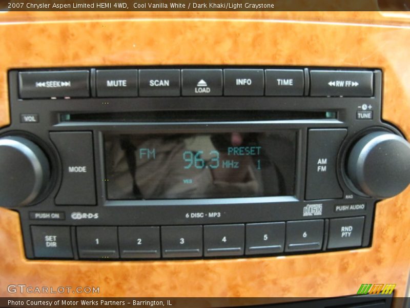 Cool Vanilla White / Dark Khaki/Light Graystone 2007 Chrysler Aspen Limited HEMI 4WD