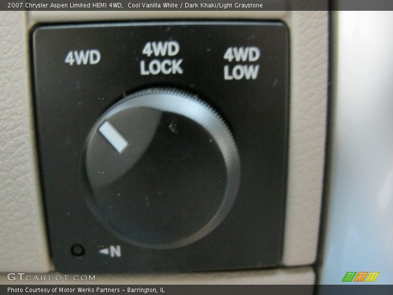 Cool Vanilla White / Dark Khaki/Light Graystone 2007 Chrysler Aspen Limited HEMI 4WD