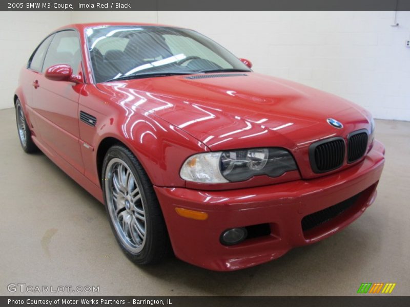 Imola Red / Black 2005 BMW M3 Coupe