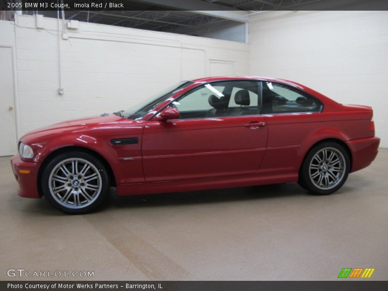 Imola Red / Black 2005 BMW M3 Coupe