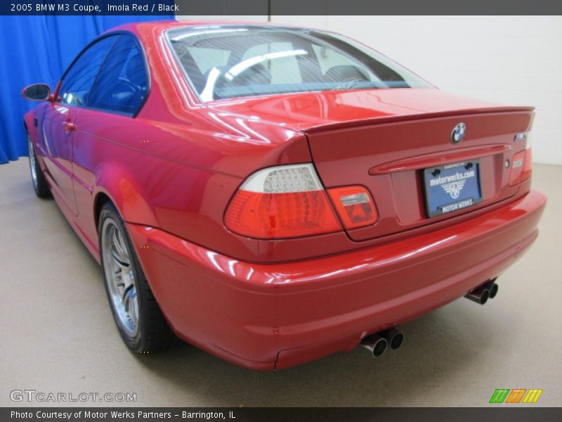 Imola Red / Black 2005 BMW M3 Coupe