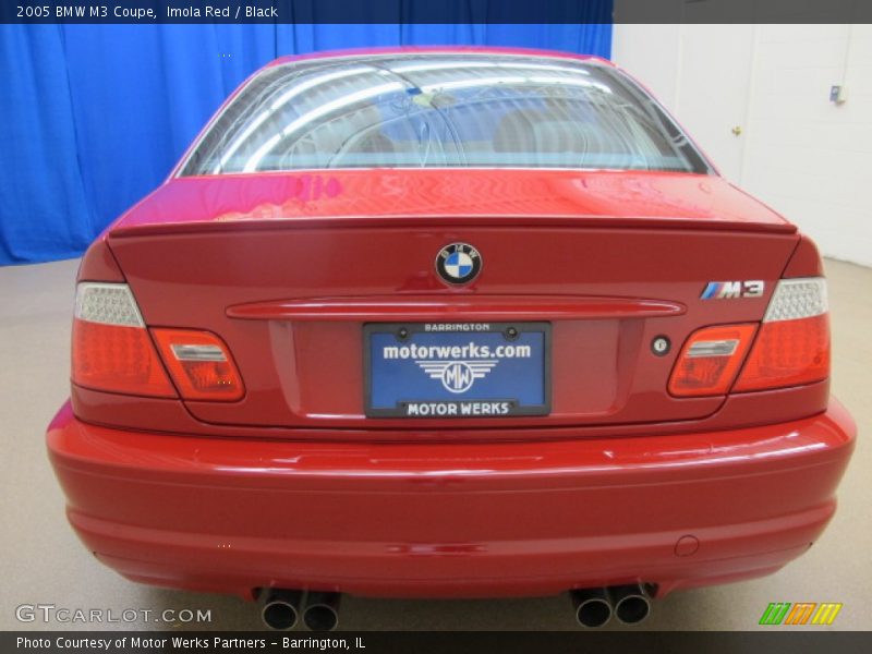 Imola Red / Black 2005 BMW M3 Coupe