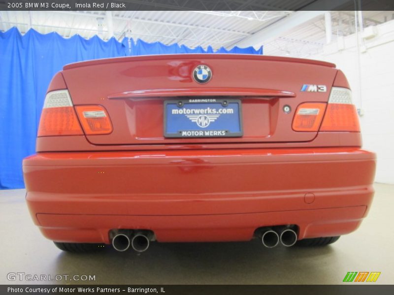 Imola Red / Black 2005 BMW M3 Coupe
