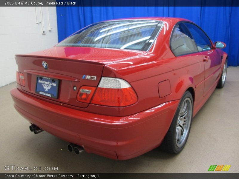 Imola Red / Black 2005 BMW M3 Coupe