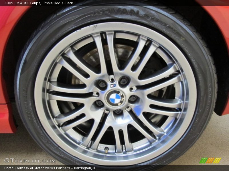 Imola Red / Black 2005 BMW M3 Coupe