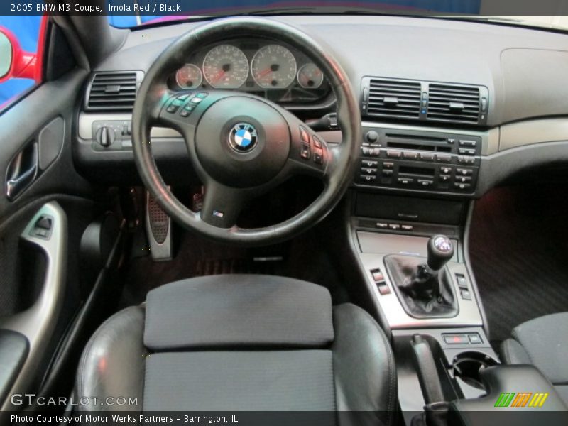 Imola Red / Black 2005 BMW M3 Coupe