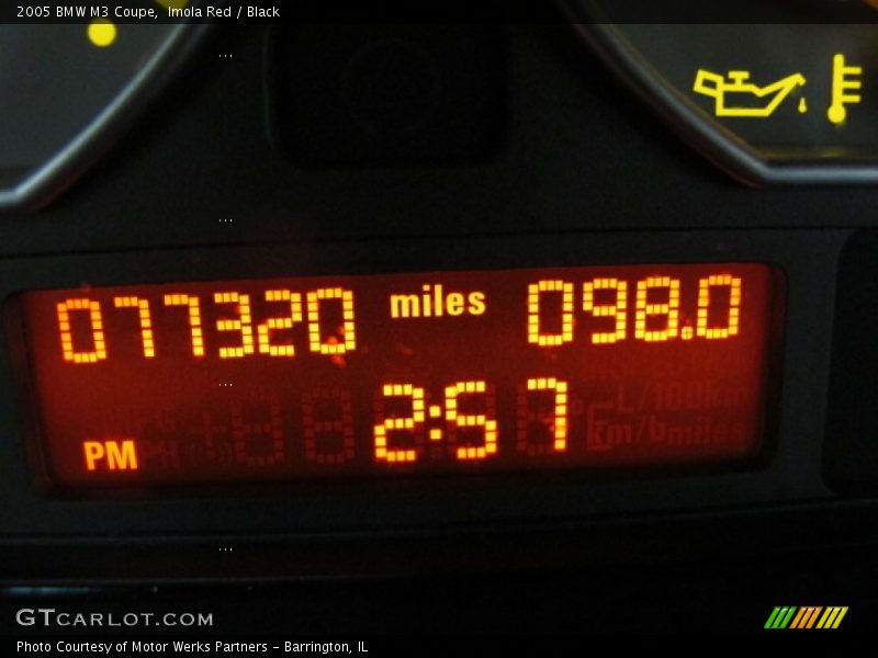 Imola Red / Black 2005 BMW M3 Coupe