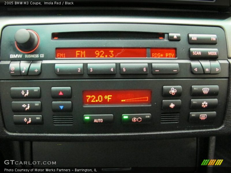 Imola Red / Black 2005 BMW M3 Coupe