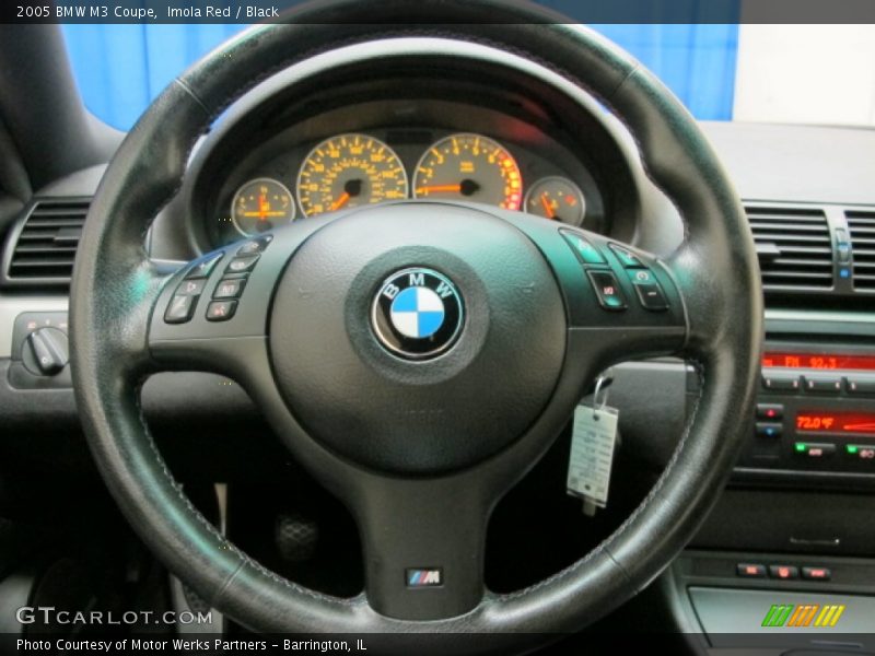 Imola Red / Black 2005 BMW M3 Coupe