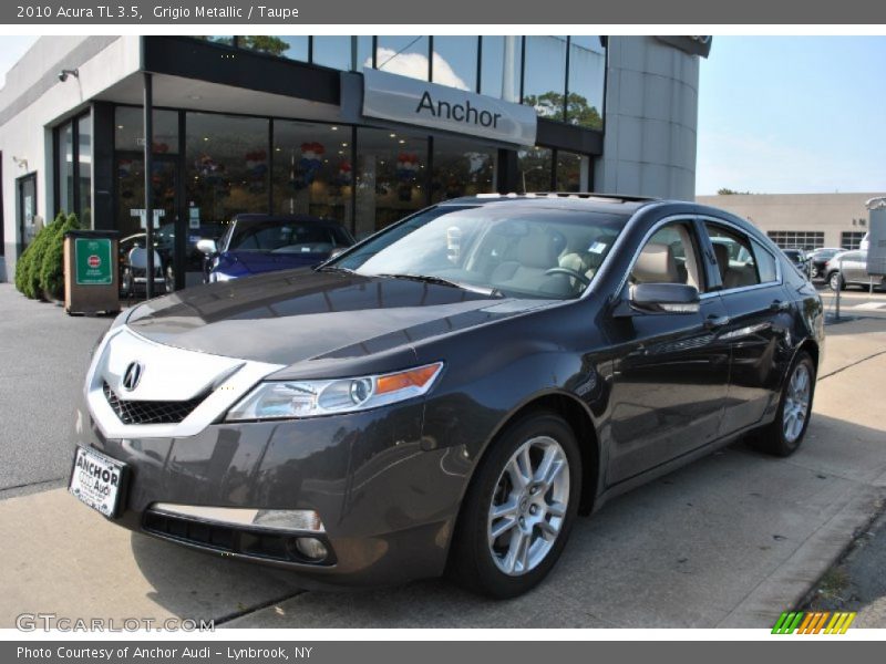 Grigio Metallic / Taupe 2010 Acura TL 3.5
