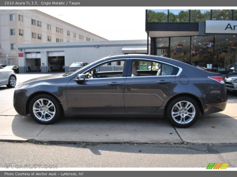 Grigio Metallic / Taupe 2010 Acura TL 3.5