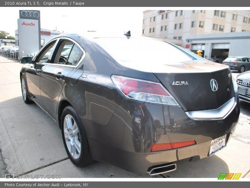 Grigio Metallic / Taupe 2010 Acura TL 3.5